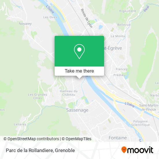 Parc de la Rollandiere map