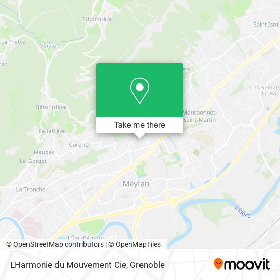 L'Harmonie du Mouvement Cie map