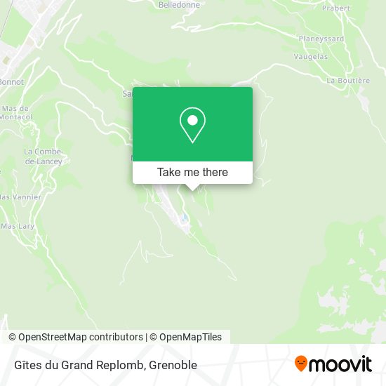 Gîtes du Grand Replomb map