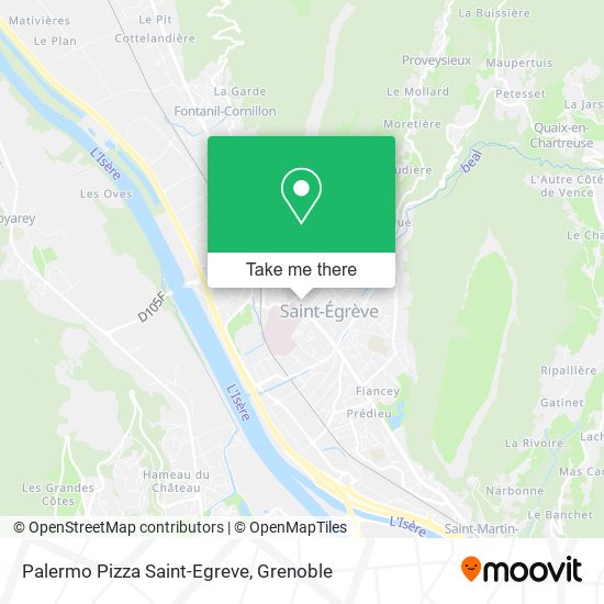 Palermo Pizza Saint-Egreve map