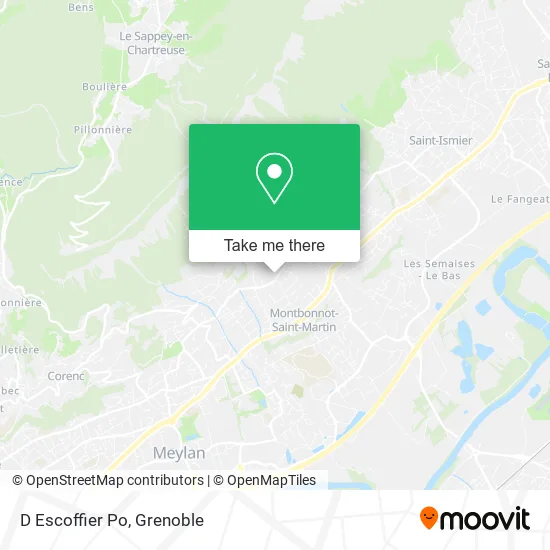 D Escoffier Po map