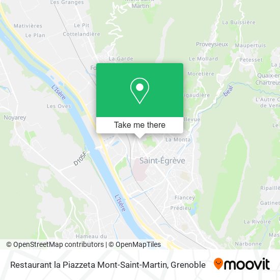 Restaurant la Piazzeta Mont-Saint-Martin map