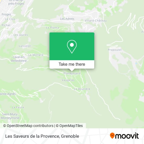 Les Saveurs de la Provence map