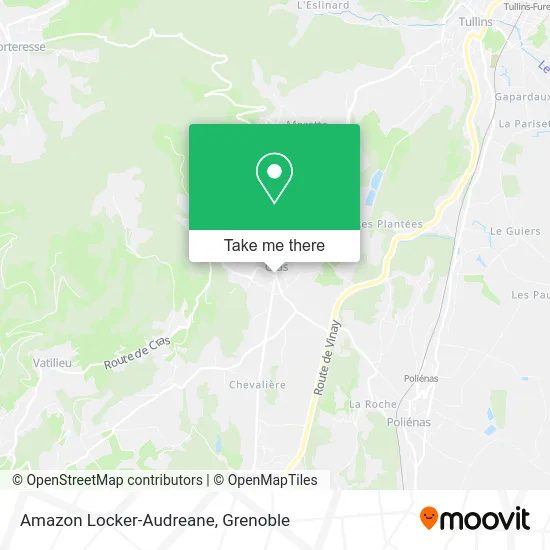 Amazon Locker-Audreane map