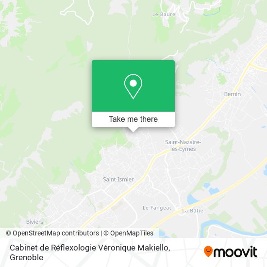 Cabinet de Réflexologie Véronique Makiello map