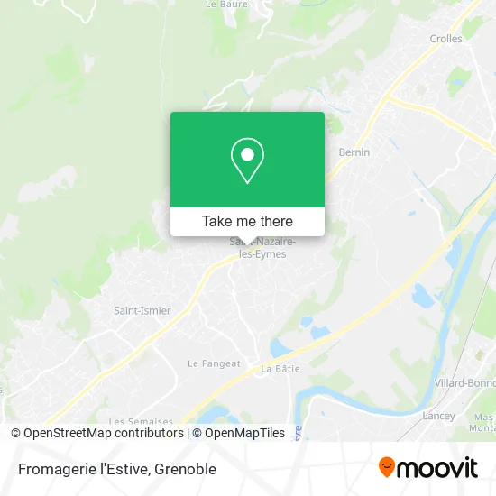 Fromagerie l'Estive map