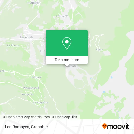 Les Ramayes map