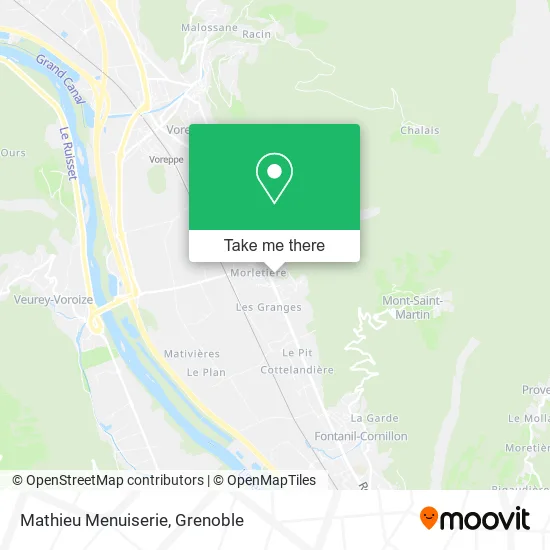 Mathieu Menuiserie map