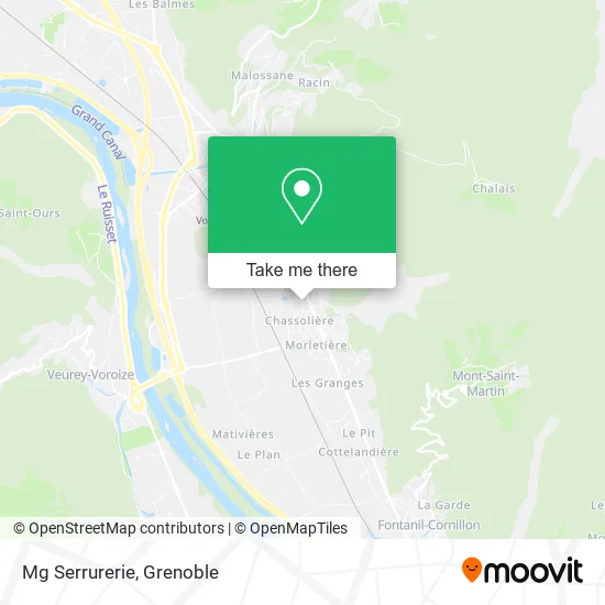 Mg Serrurerie map