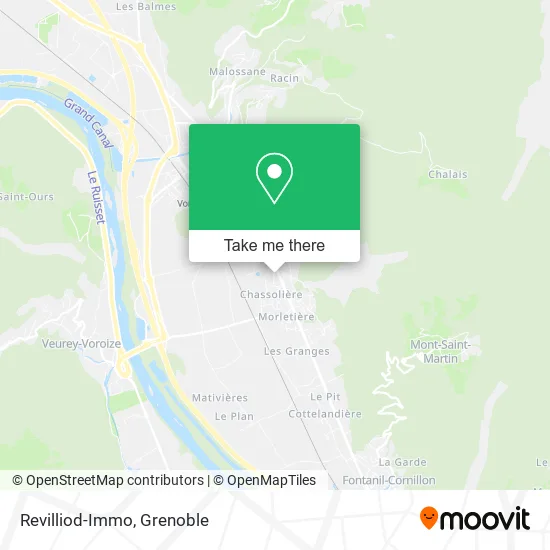 Revilliod-Immo map