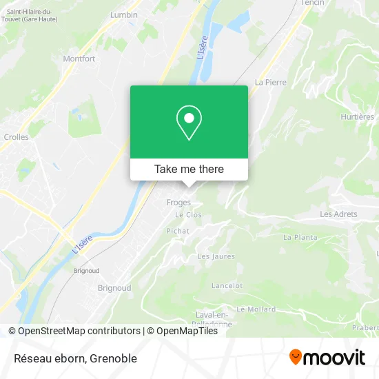 Réseau eborn map