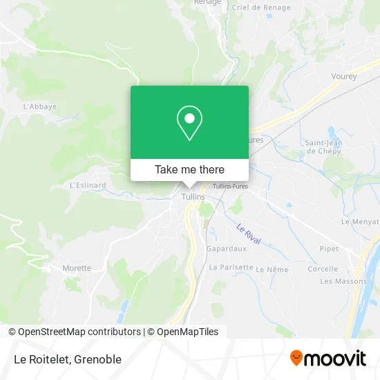 Le Roitelet map