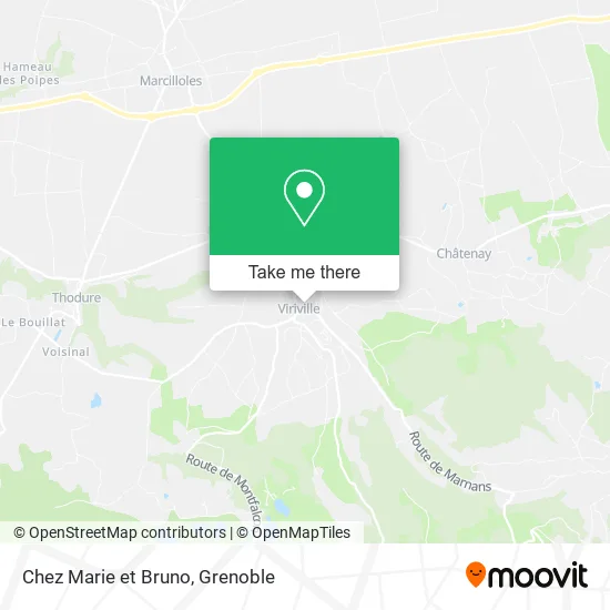 Chez Marie et Bruno map