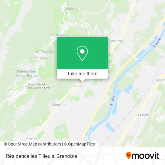 Résidence les Tilleuls map