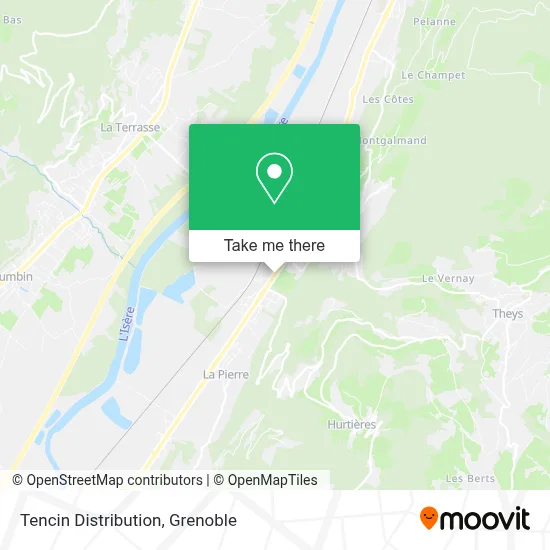 Tencin Distribution map