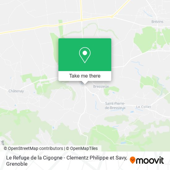Le Refuge de la Cigogne - Clementz Philippe et Savy map