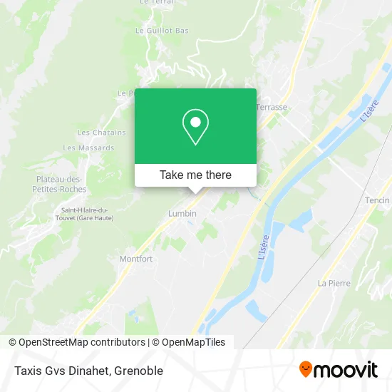 Taxis Gvs Dinahet map