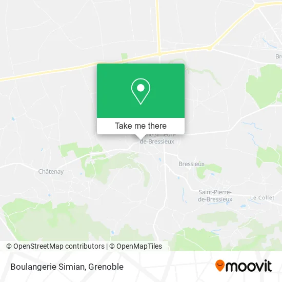 Boulangerie Simian map