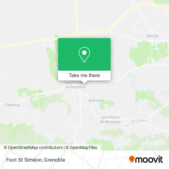 Foot St Siméon map