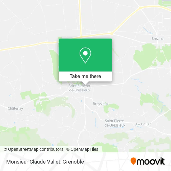 Monsieur Claude Vallet map