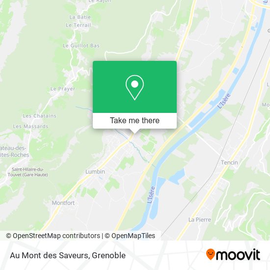 Au Mont des Saveurs map