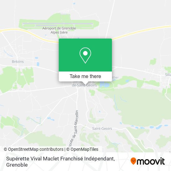 Supérette Vival Maclet Franchisé Indépendant map