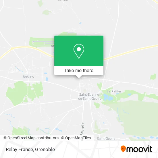 Relay France map