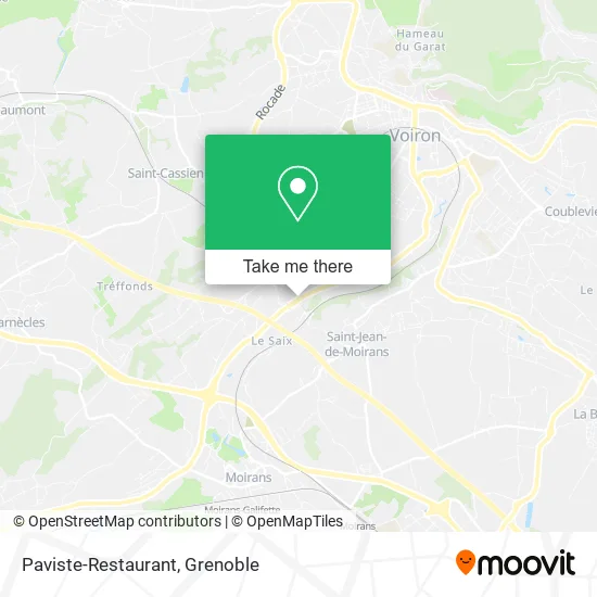 Paviste-Restaurant map