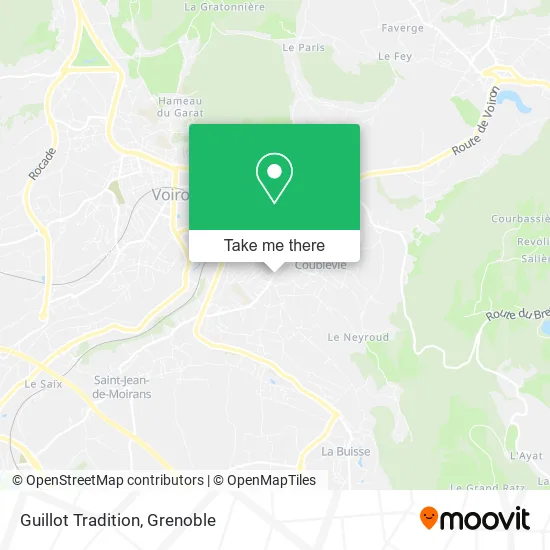 Guillot Tradition map