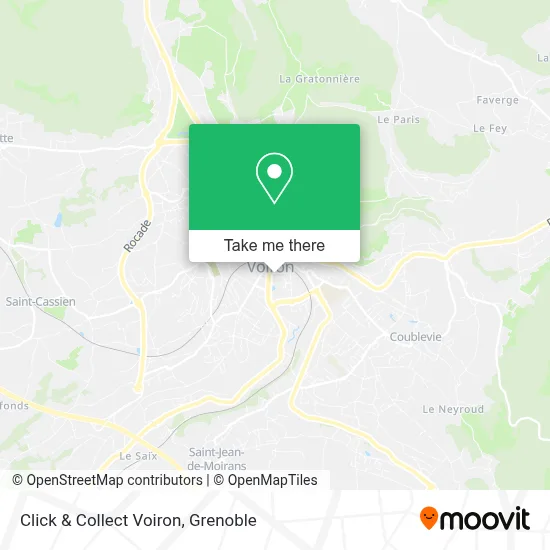 Click & Collect Voiron map