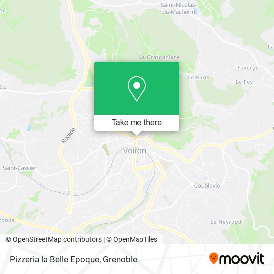 Pizzeria la Belle Epoque map