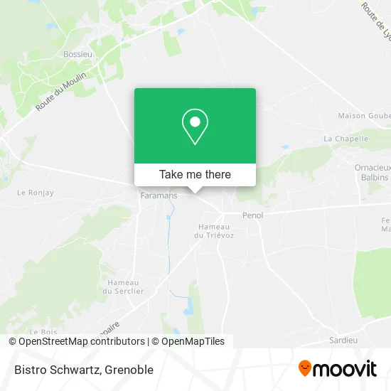 Bistro Schwartz map