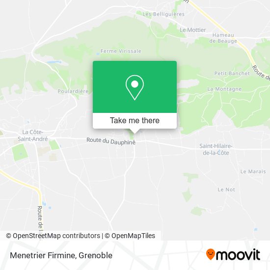 Menetrier Firmine map