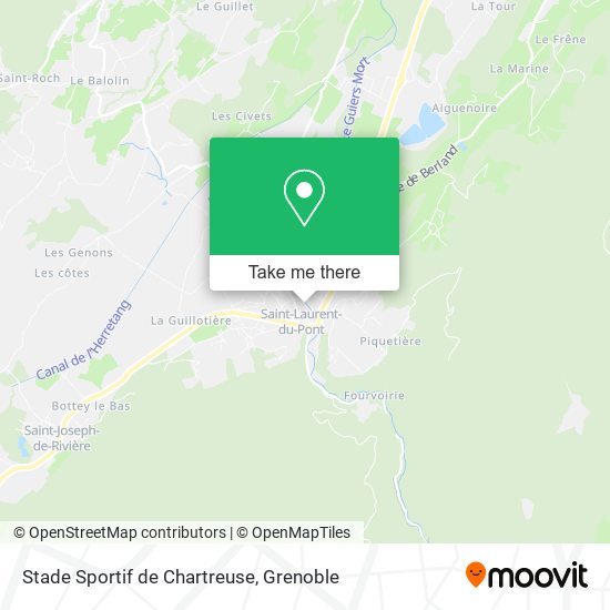 Stade Sportif de Chartreuse map