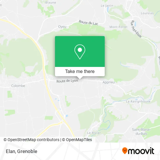 Elan map