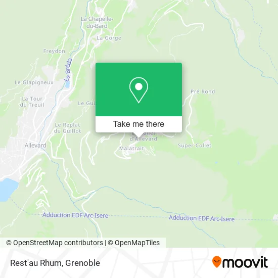 Rest'au Rhum map