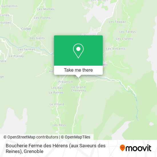 Boucherie Ferme des Hérens (aux Saveurs des Reines) map