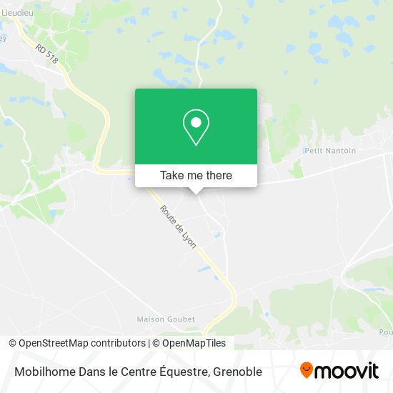 Mobilhome Dans le Centre Équestre map