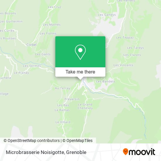 Microbrasserie Noisigotte map
