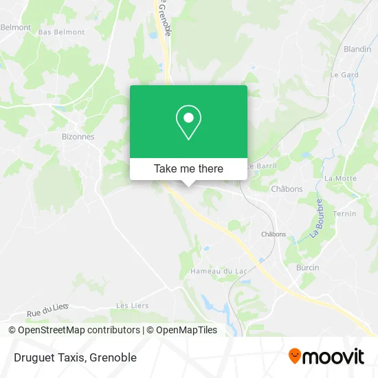 Druguet Taxis map