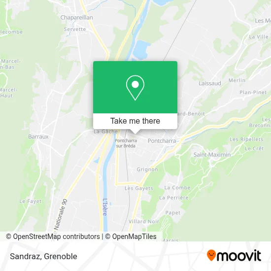 Sandraz map