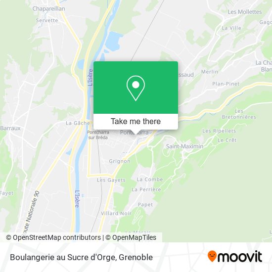 Boulangerie au Sucre d'Orge map
