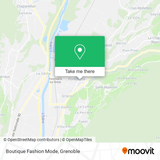 Boutique Fashion Mode map