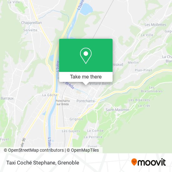 Taxi Coché Stephane map