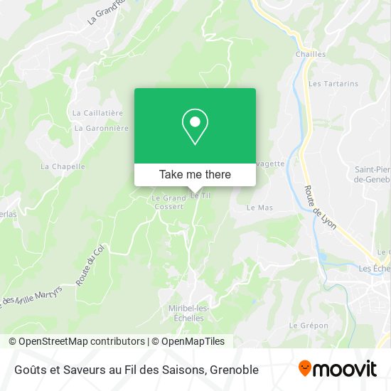 Goûts et Saveurs au Fil des Saisons map