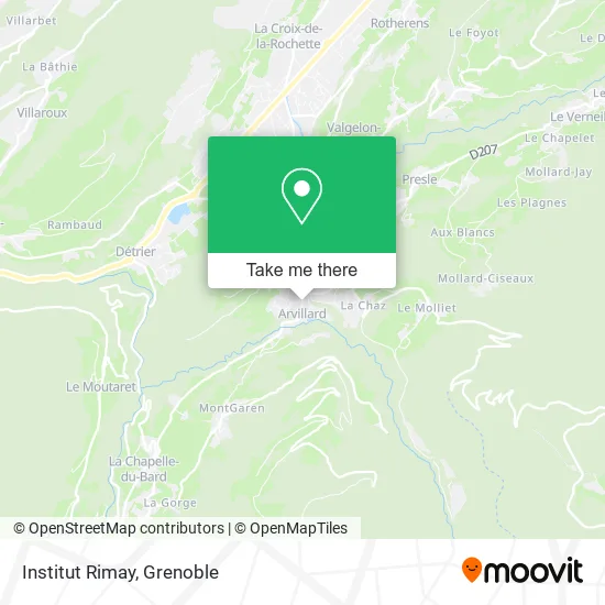 Institut Rimay map