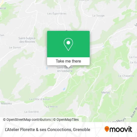 L'Atelier Florette & ses Concoctions map