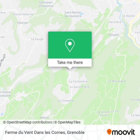 Ferme du Vent Dans les Cornes map