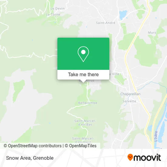 Snow Area map