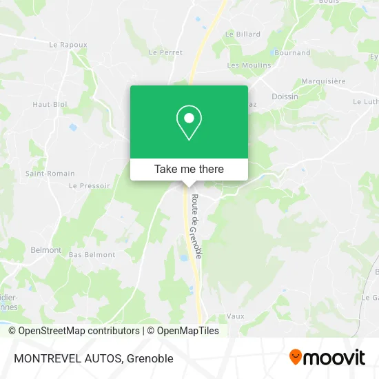 MONTREVEL AUTOS map